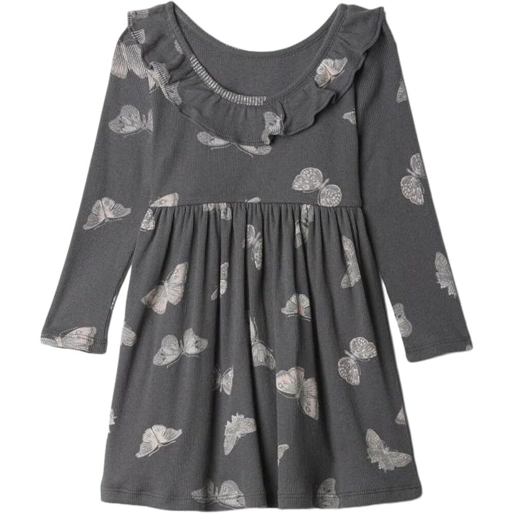 NWT Baby GAP Girls Long Sleeve Ribbed Dress